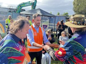 Henry Lawson Drive tree ceremony